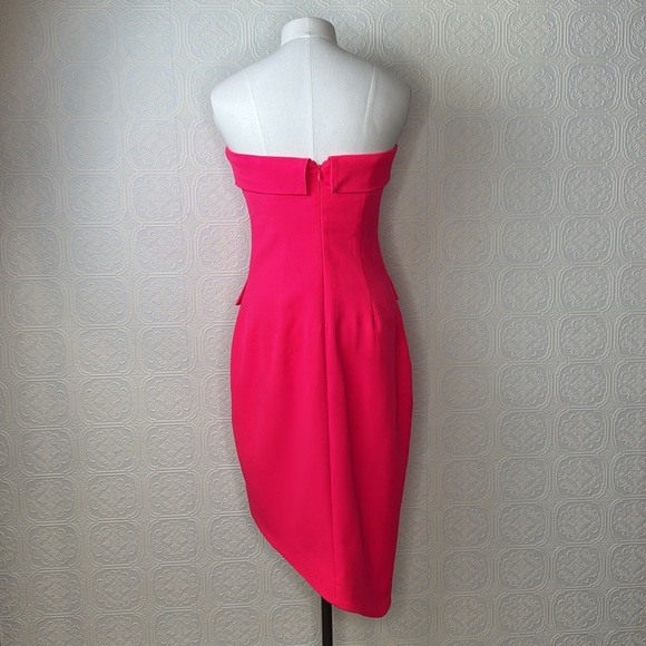 BADGLEY MISCHKA JEWEL | Merry Strapless Tux Dress with Tulip Hem, Size 4, NWT - Picture 10 of 13